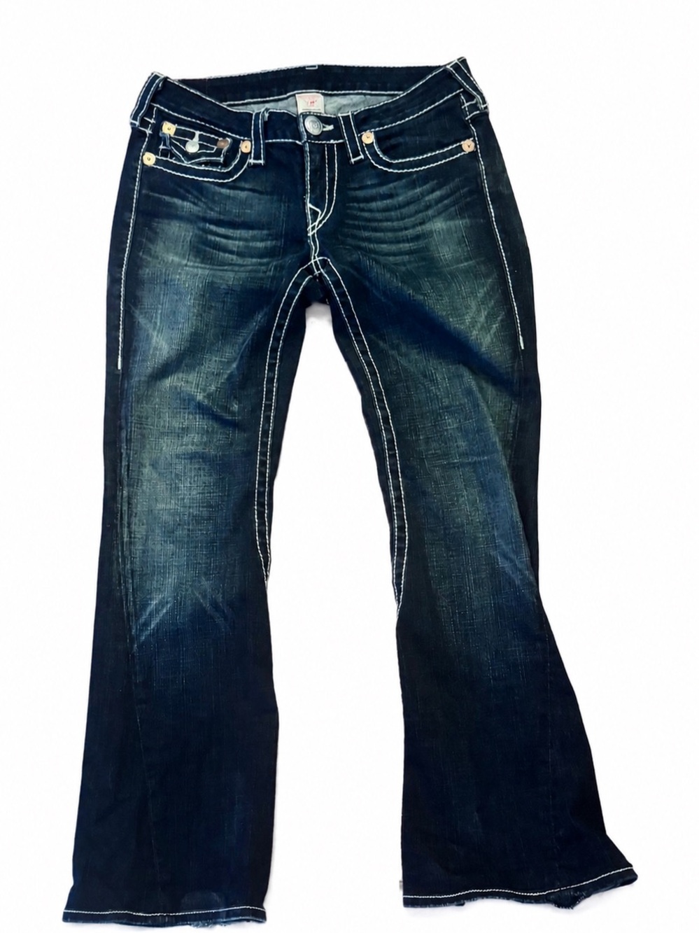 True Religion Dark Indigo Flared Jeans
